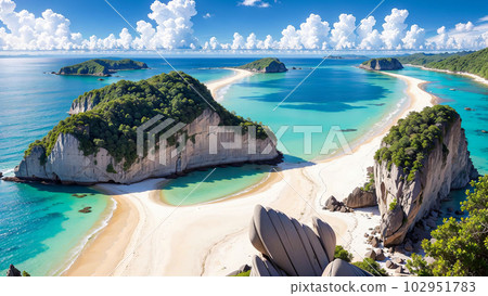 AI-generated image [Nature] Seascape 102951783