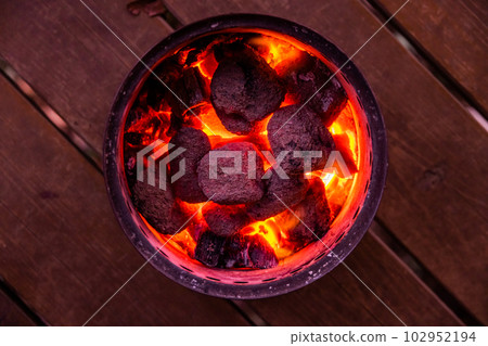 Samgypsal Korean BBQ Barbecue of Korean pork (samgyeopsal) Samgypsal Korean BBQ Barbecue of Korean pork (samgyeopsal) 102952194