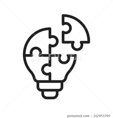 Problem Solving icon vector image.-插圖素材 [102953705] - PIXTA圖庫