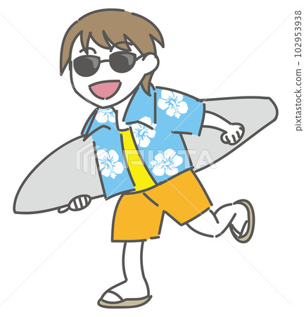 man with surfboard man with surfboard 102953938