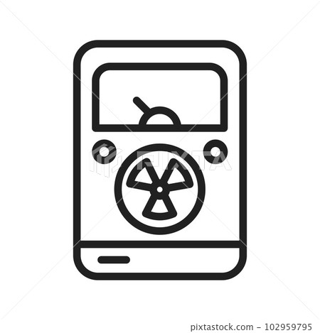 Meter icon vector image. 102959795
