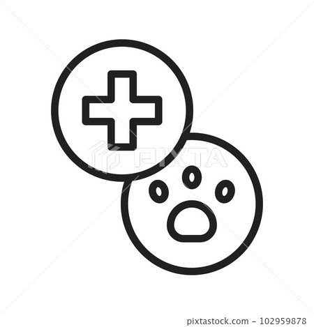 Healthcare icon vector image. 102959878
