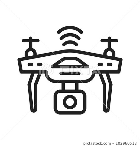 Drone icon vector image. 102960518