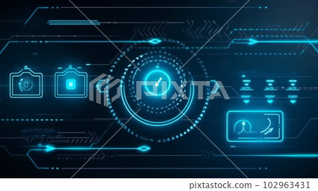 Electronic and digital access, user authentication system, technology and cybernetics, computer security system, cybersecurity, information security, encryption, data protection, Generated AI 102963431