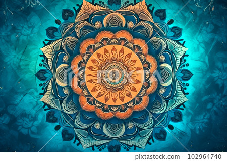 mandala, tantra, chakra, universe, banner with copy space, background, made with Generative AI mandala, tantra, chakra, universe, banner with copy space, background, made with Generative AI 102964740