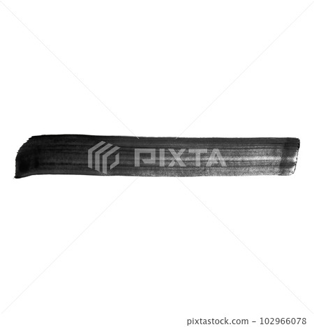 Black brush stroke isolated on a white background. Stock design element Black brush stroke isolated on a white background. Stock design element 102966078