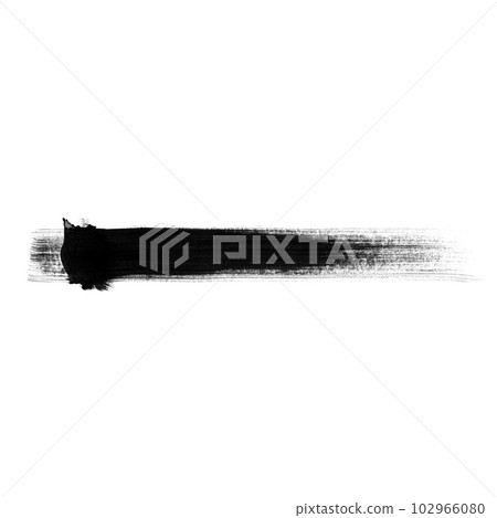 Black brush stroke isolated on a white background. Stock design element Black brush stroke isolated on a white background. Stock design element 102966080