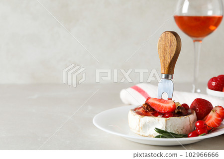 Concept of delicious French food - Camembert cheese Concept of delicious French food - Camembert cheese 102966666