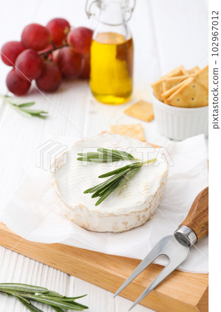 Concept of delicious French food - Camembert cheese Concept of delicious French food - Camembert cheese 102967012