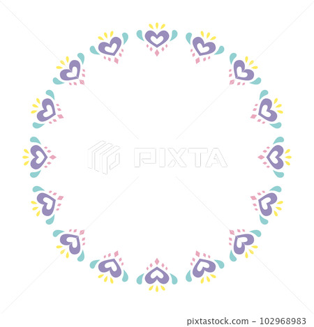 heart frame purple heart frame purple 102968983