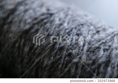 Thread, textile, gray wool, gray thread, hand-knitted, knitted, handmade, gift, handicraft, background material, simple 102973866