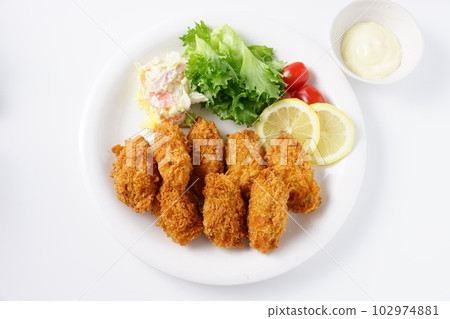 Delicious fried oysters from Hiroshima Delicious fried oysters from Hiroshima 102974881