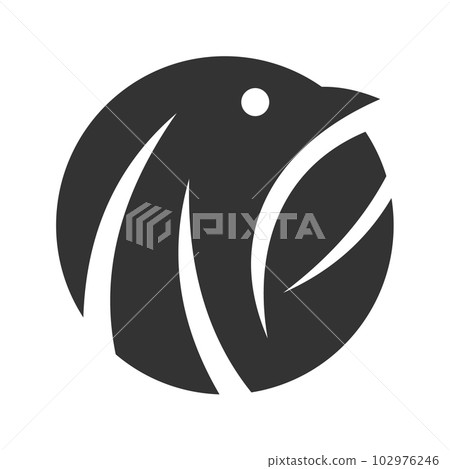 bird logo template. Icon Illustration Brand Identity. Isolated and flat illustration. Vector graphic 102976246