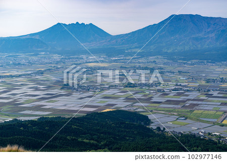 熊本縣阿蘇大觀峰的風景 102977146