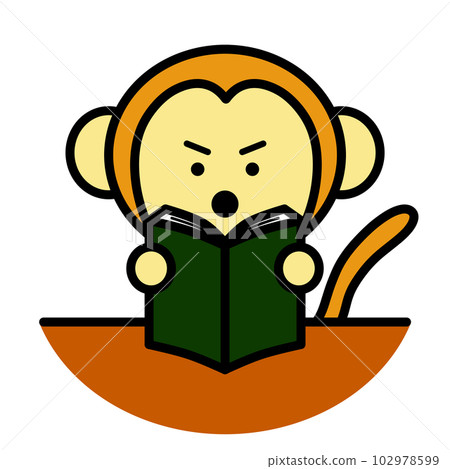 猴子讀書的插圖 102978599