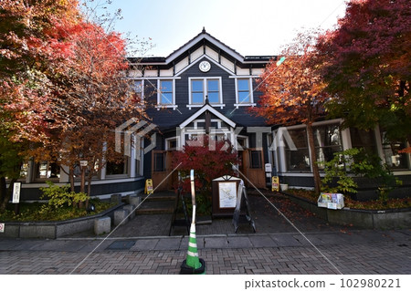 Karuizawa Tourist Center and Autumn Leaves Karuizawa Tourist Center and Autumn Leaves 102980221