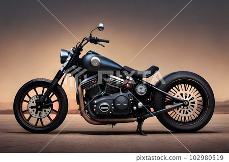 [AI generation] Custom bike (001) 102980519