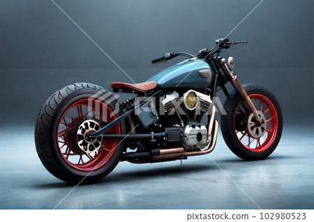 [AI generation] Custom bike (003) 102980523