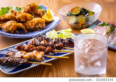 Izakaya shochu and food Izakaya shochu and food 102983144