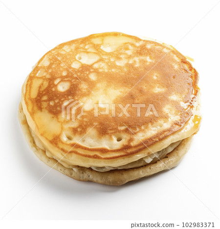 Pancake 白色背景 AI 生成的圖像 Generative AI-插圖素材 [102983371] - PIXTA圖庫