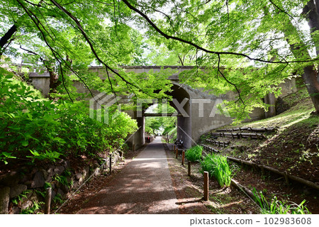 Scenery of Ueda Castle 102983608