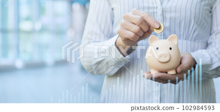 Creating financial accumulations for a successful business. 102984593