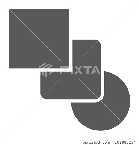 Blend tool glyph icon, tools and design, curve sign, vector graphics, a solid pattern on a white background, eps 10. 102985234