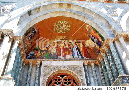 St. Mark's Basilica facade_5 St. Mark's Basilica facade_5 102987176