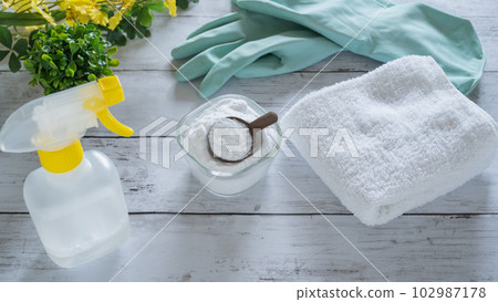 小蘇打和清潔工具 小蘇打和清潔工具 102987178