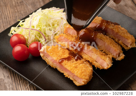 Ham cutlets Ham cutlets 102987228