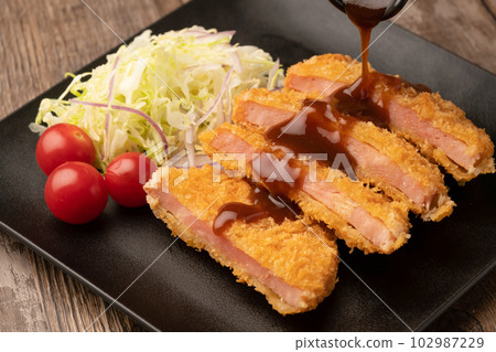 Ham cutlets Ham cutlets 102987229