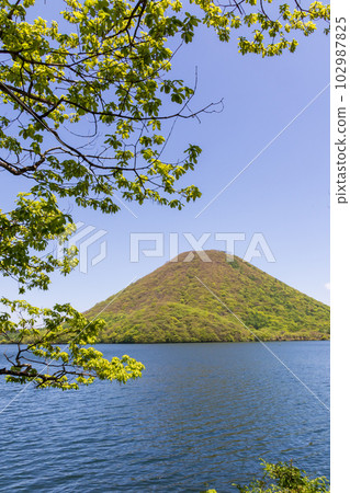 新綠的榛名湖和榛名山 新綠的榛名湖和榛名山 102987825