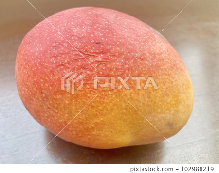 Apple mango placed on the table photo material 102988219