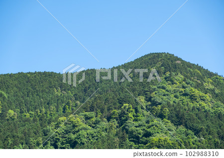 Image of blue sky and mountains Image of blue sky and mountains 102988310