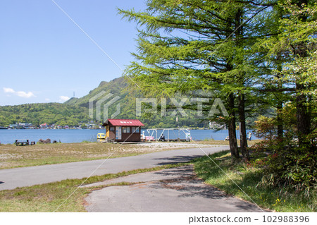 榛名湖初夏公園榛名山 102988396