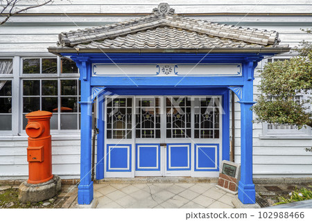 Taisho village office main entrance Taisho village office main entrance 102988466