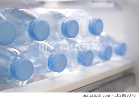 cold drinking water in the refrigerator cold drinking water in the refrigerator 102989376