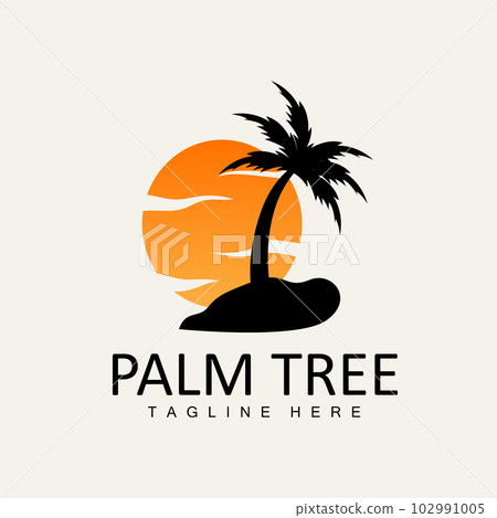 Coconut Tree Island Logo | BrandCrowd Logo Maker