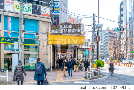東京都市風景 惠比壽站 東京都市風景 惠比壽站 102999362