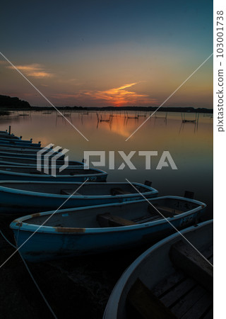 [群馬縣]渡良瀨水庫的夜景 103001738