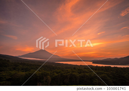[山梨縣] Panoramadai的爆炸性富士山 103001741