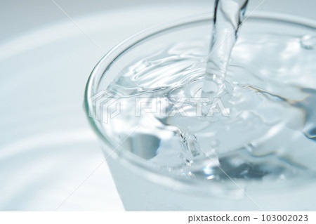 水倒入玻璃 103002023