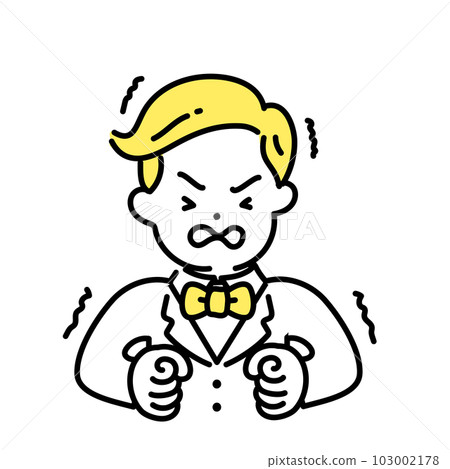 Cute character illustration series _ rich men _ endure 103002178