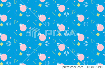 淺藍色幾何圖案背景 103002490