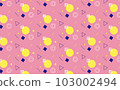 粉色幾何圖案背景 103002494