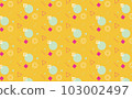 黃色幾何圖案背景 103002497