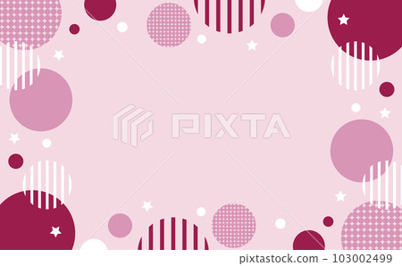 圓點框粉色 103002499