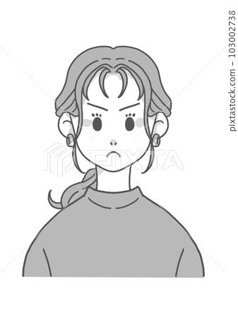 T卹憤怒的女人(灰色) T卹憤怒的女人(灰色) 103002738
