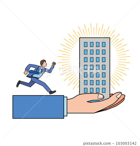 Image illustration of job change support 103003142