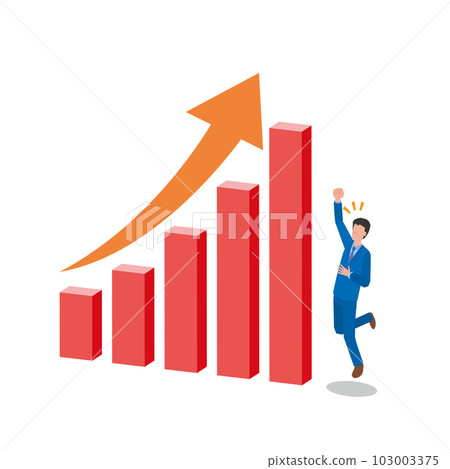 Businessman pleased with the performance improvement 103003375